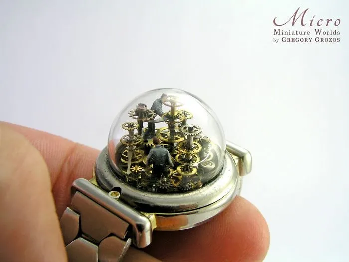 This Artist Turns Old Pocket Watches Into Miniature Worlds, And The Result Is Fascinating (28 Pics)
