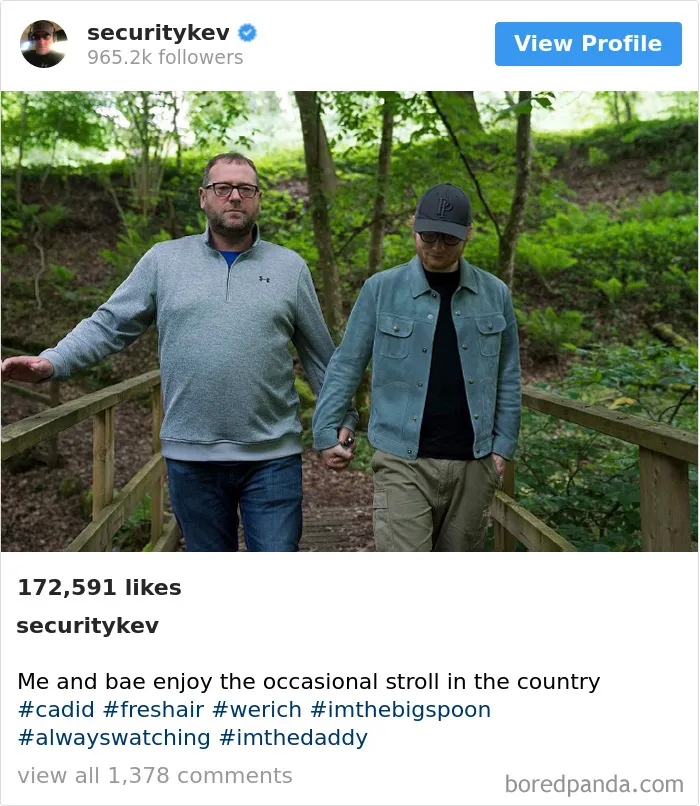 Ed Sheeran’s Security Guard Has An Instagram With 853K Followers, And It’s Better Than His Boss's