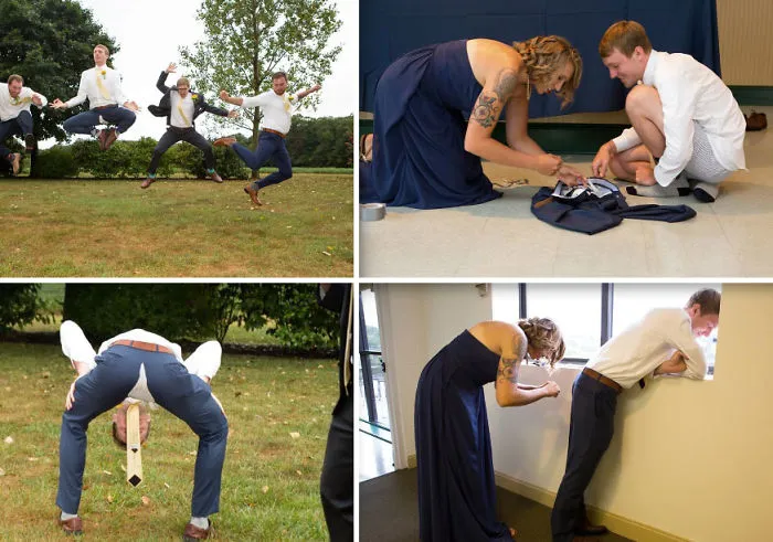 Lo que pasó después de que este hombre se rajara los pantalones en la boda. Soy su esposa