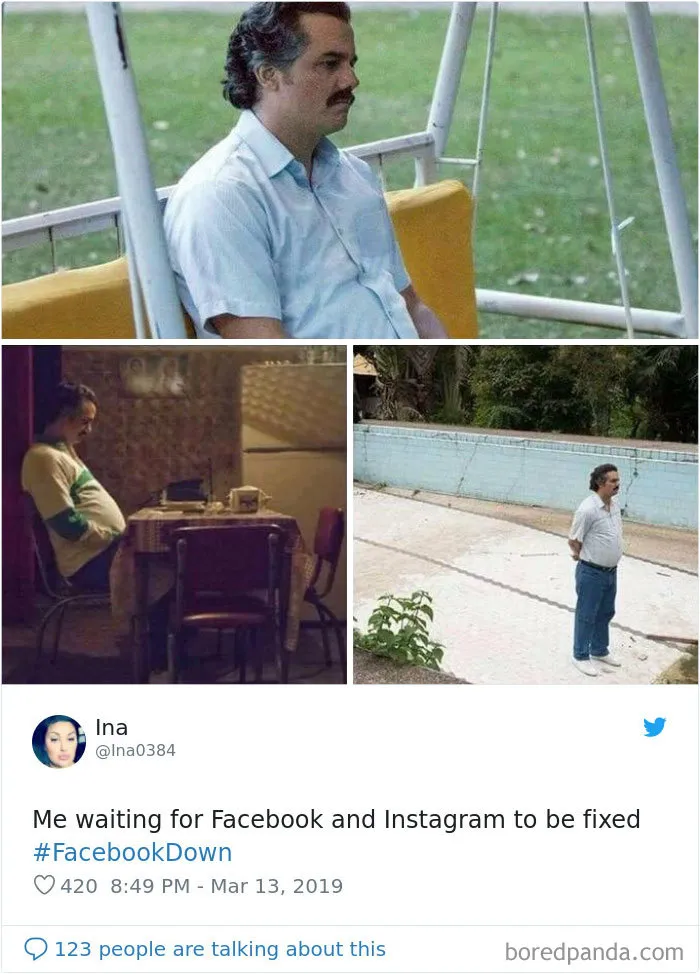Facebook And Instagram Go Down For Hours, People Use Their Free Time To Post Hilarious Reactions (30 Pics)