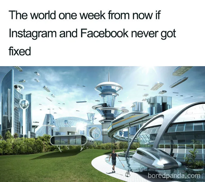 Facebook And Instagram Go Down For Hours, People Use Their Free Time To Post Hilarious Reactions (30 Pics)