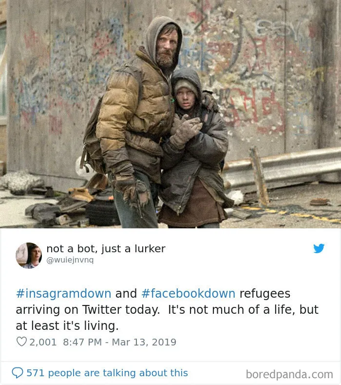 Facebook And Instagram Go Down For Hours, People Use Their Free Time To Post Hilarious Reactions (30 Pics)