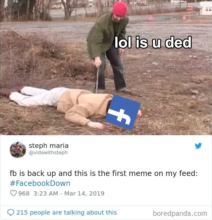 Facebook And Instagram Go Down For Hours, People Use Their Free Time To Post Hilarious Reactions (30 Pics)