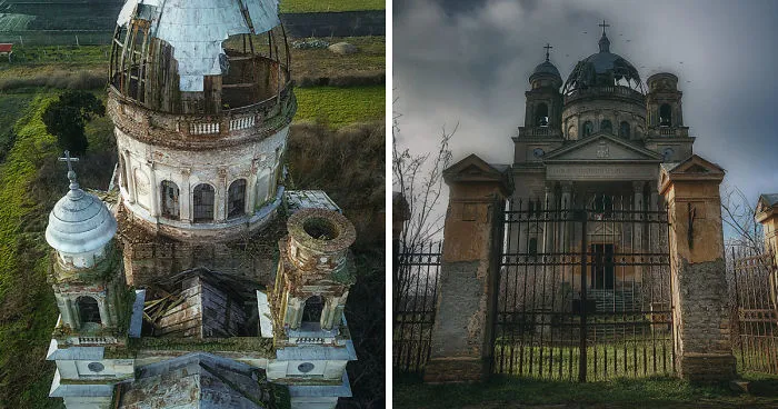 Exploring An Abandoned Mausoleum In Romania