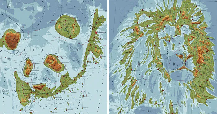29 Maps That I Made In Honor Of Nature And Animals