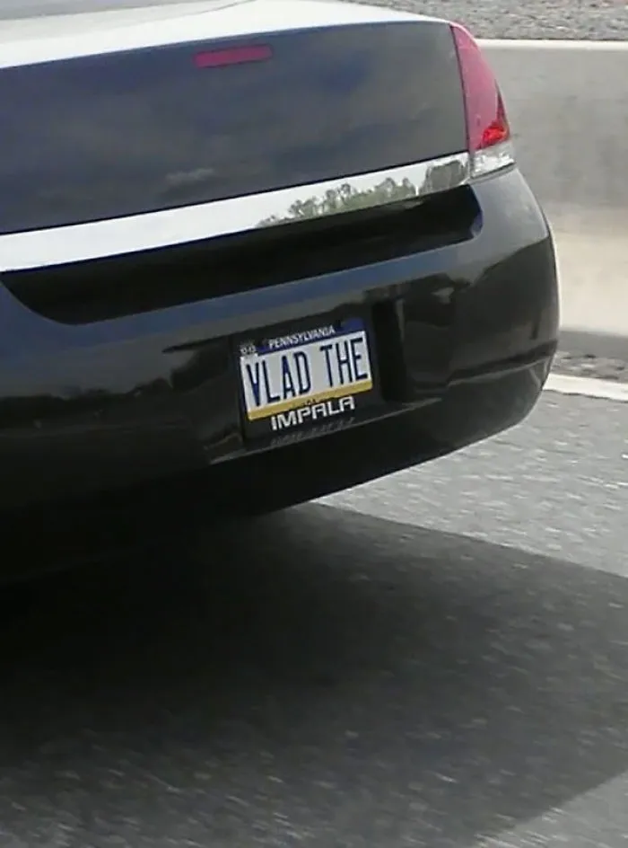 Tops My Interesting License Plate List