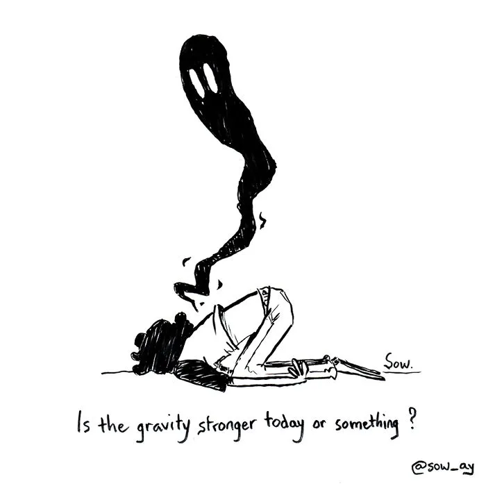 I Illustrate My Darkest Thoughts To Help People Understand What It's Like To Suffer From Mental Illness (40 Pics)