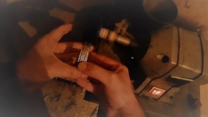 Making Gold Bracelet For Elderly Mothers In A Very Easy Way At Home.. Section 3