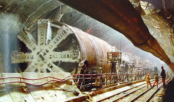 Channel Tunnel Beneath The English Channel At The Strait Of Dover
