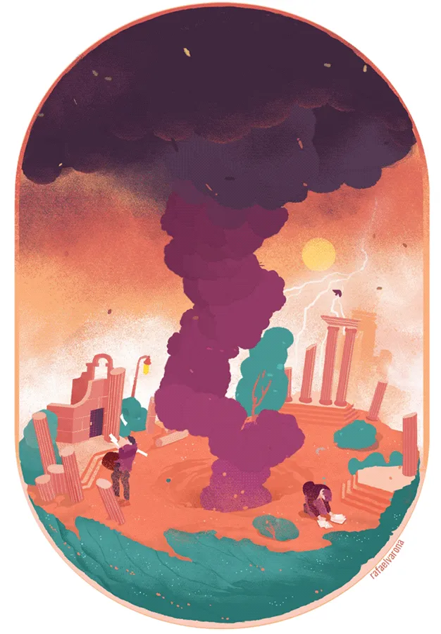 I Love Creating Complex Animated Loops With A Story In It