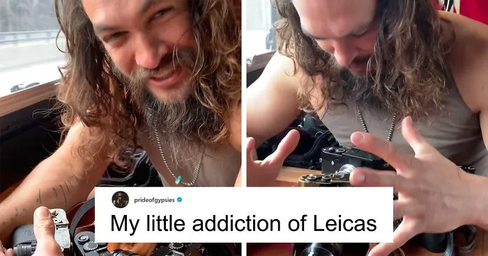 Jason Momoa Shows Off His Impressive Collection Of Leica Cameras And It's Making Photographers Jealous