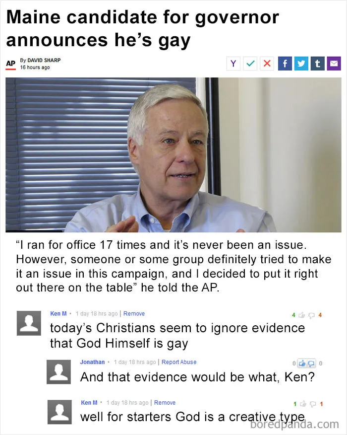 30 Hilarious Intentionally Stupid Comments By Ken M