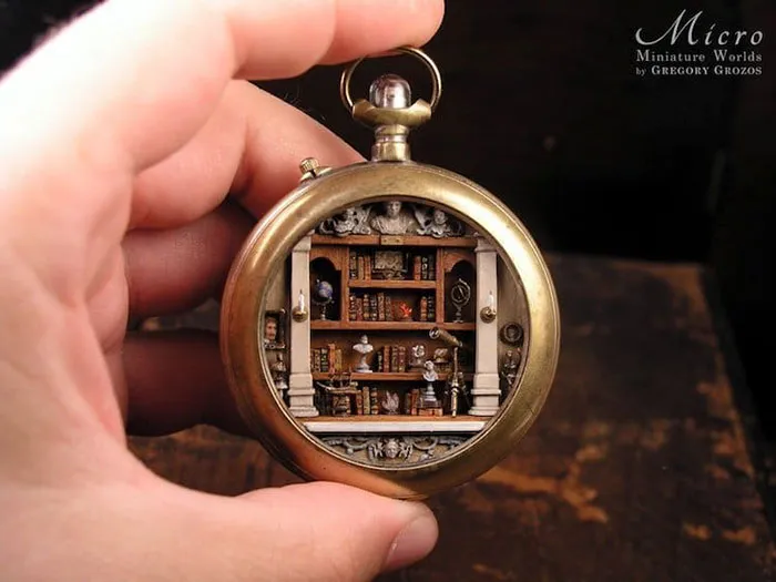 This Artist Turns Old Pocket Watches Into Miniature Worlds, And The Result Is Fascinating (28 Pics)