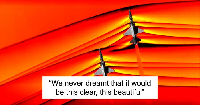 NASA Captures Images Of Supersonic Jet Shockwaves And They Are Mesmerizing