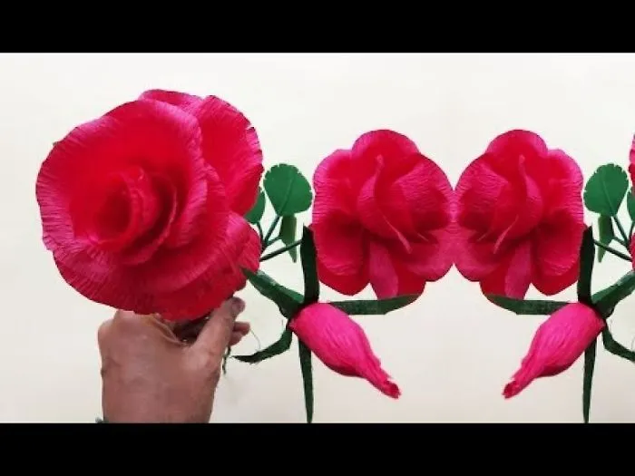 How To Make Crepe Paper Flowers