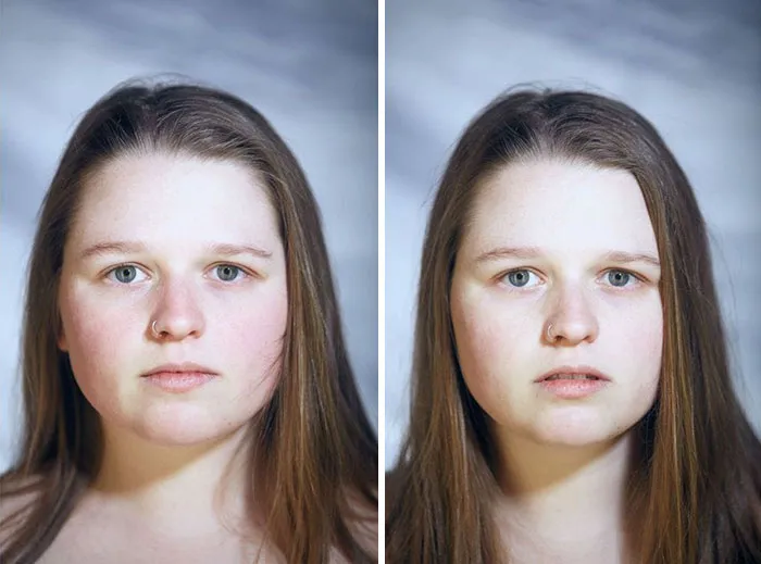 Photographer Takes Portraits Of People With And Without Clothes, Asks Viewers To Guess Which One Is Naked From Their Faces