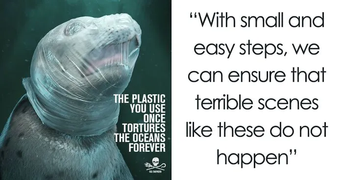 A Shocking Campaign Uses Graphic Images To Point Out The Damage That Plastic Pollution Has On The Ocean’s Wildlife