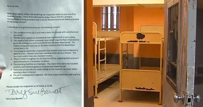 Judge Tells Sheriff To Open A Jail With Near-Lethal Conditions, She Hands In This Resignation Letter Instead
