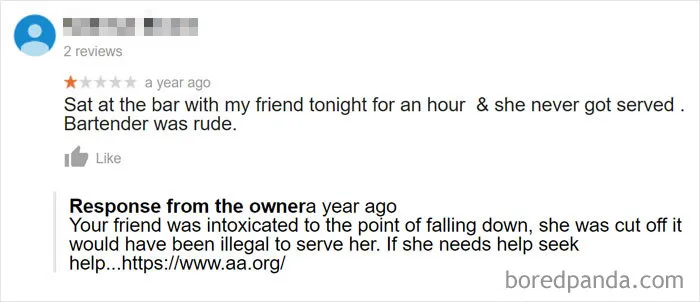 30 Of The Funniest Restaurant Comebacks To Bad Reviews