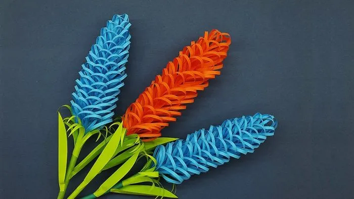 Beautiful Lavender Paper Flower Making Tutorial - DIY Paper Flowers
