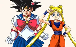 My Boyfriend Illustrated A Crossover Between Dragon Ball Z And Sailor Moon