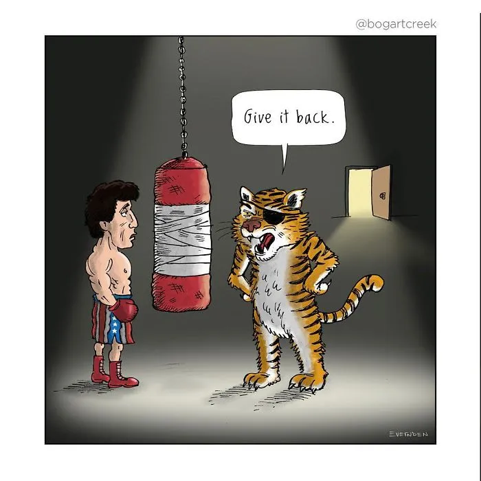 30 Single-Panel Comics By 'Bogart Creek'
