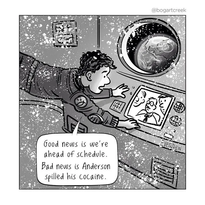 30 Single-Panel Comics By 'Bogart Creek'