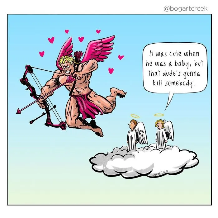 30 Single-Panel Comics By 'Bogart Creek'