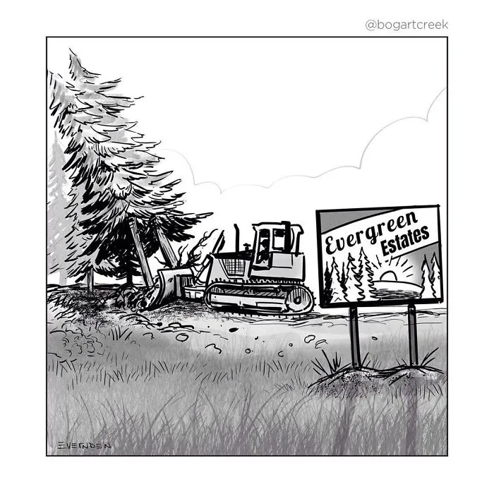 30 Single-Panel Comics By 'Bogart Creek'