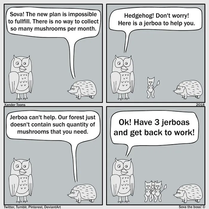 30 Terrible Boss Comics That Most People Working In An Office Will Relate To