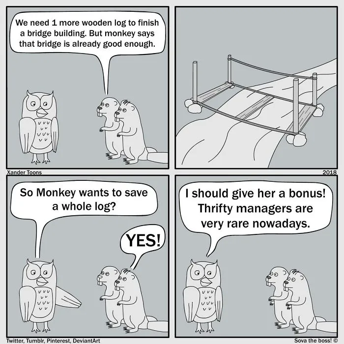 30 Terrible Boss Comics That Most People Working In An Office Will Relate To
