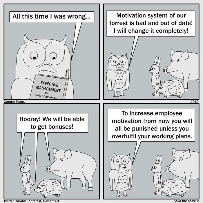 30 Terrible Boss Comics That Most People Working In An Office Will Relate To