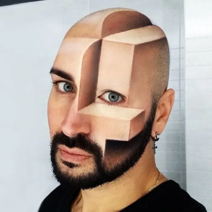 30 Stunning 3D Makeup Optical Illusions By Luca Luce
