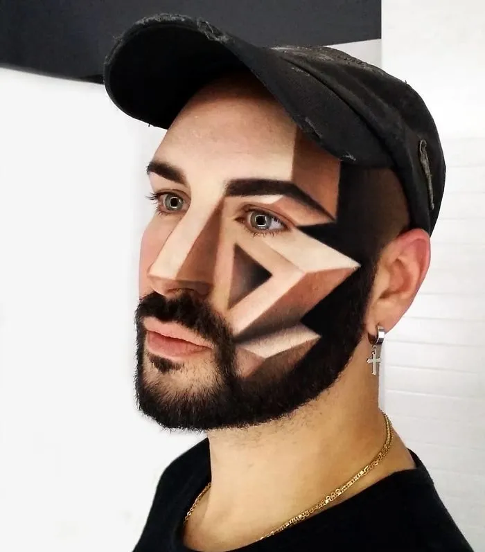 30 Stunning 3D Makeup Optical Illusions By Luca Luce