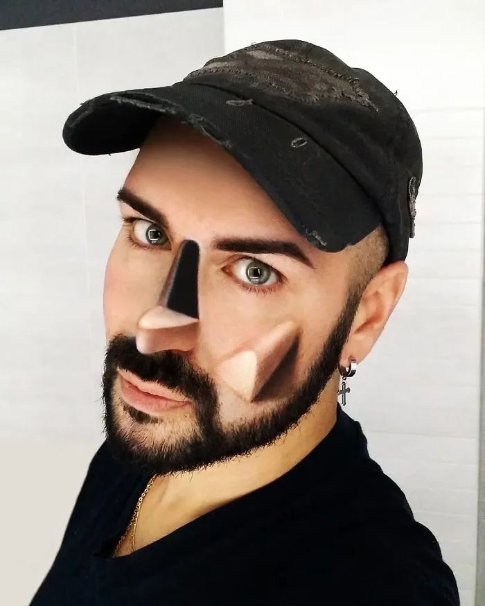 30 Stunning 3D Makeup Optical Illusions By Luca Luce