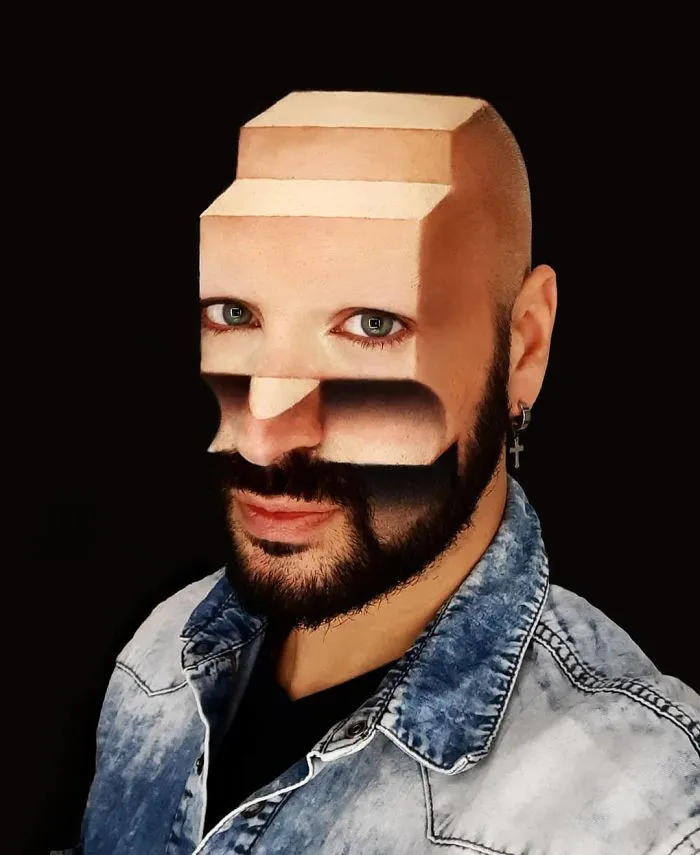 30 Stunning 3D Makeup Optical Illusions By Luca Luce