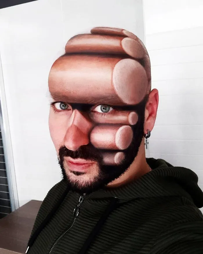 30 Stunning 3D Makeup Optical Illusions By Luca Luce