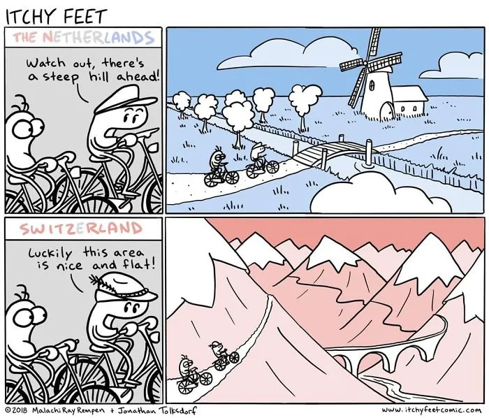 Artist Hilariously Illustrates The Differences Between Different Countries And Languages In 30 Comics