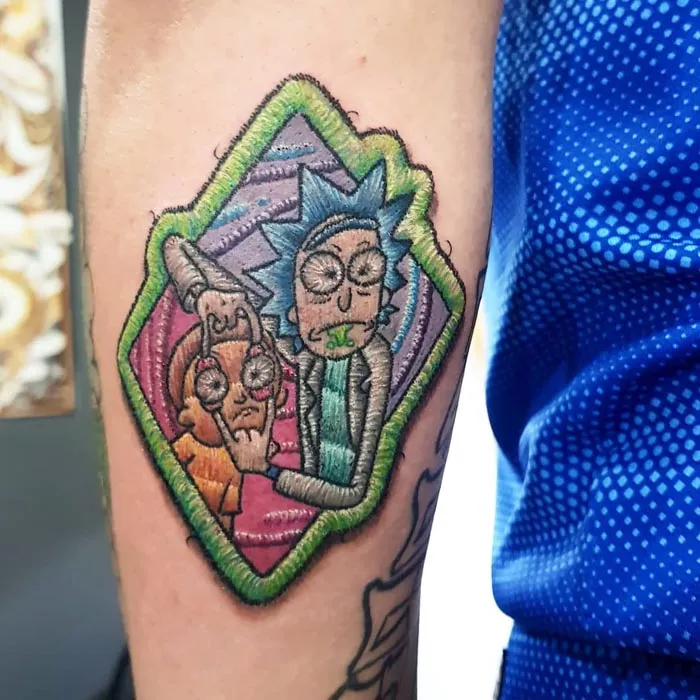 30 Embroidery Tattoos That Brought This Brazilian Tattoo Artist Fame