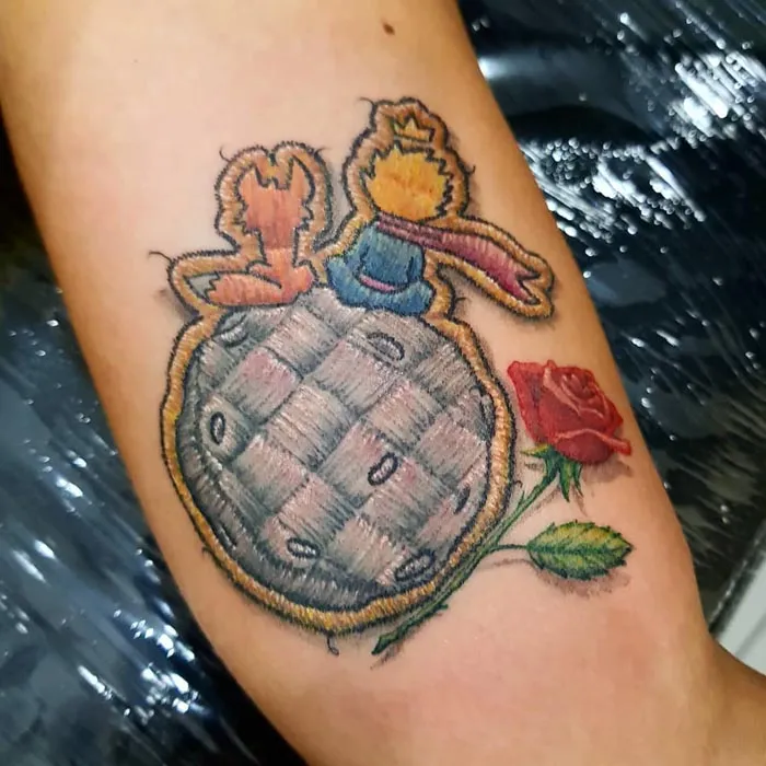 30 Embroidery Tattoos That Brought This Brazilian Tattoo Artist Fame