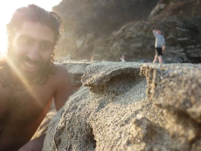Fotos en una playa de Mexico