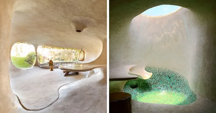 This Organic Hobbit House Is Perfectly Integrated Into Its Surroundings And Is Almost Invisible To Passers-By