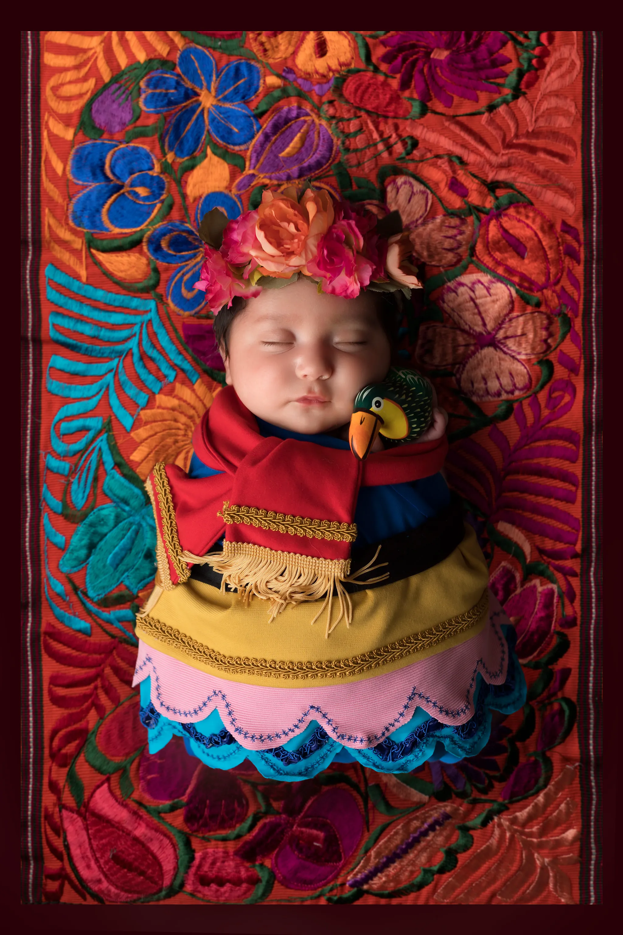 I Used Frida Kahlo As Inspiration To Create Darling Newborn Images