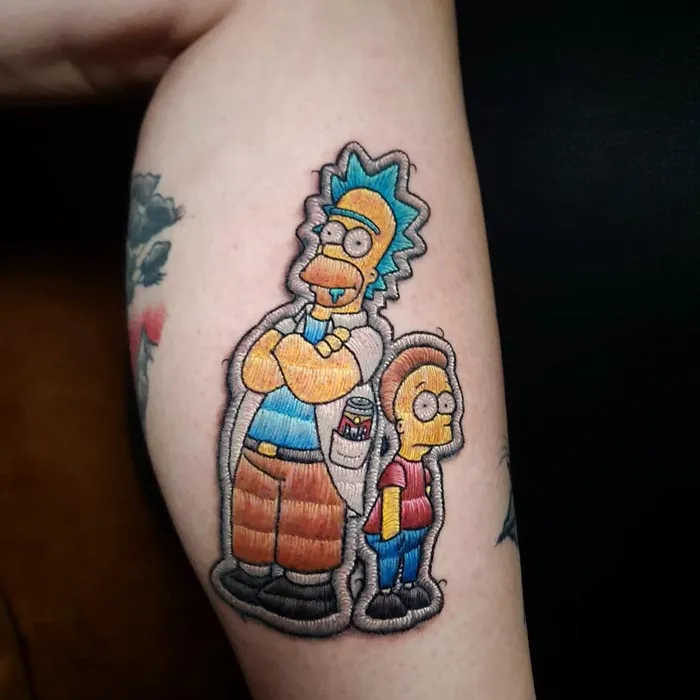 30 Embroidery Tattoos That Brought This Brazilian Tattoo Artist Fame