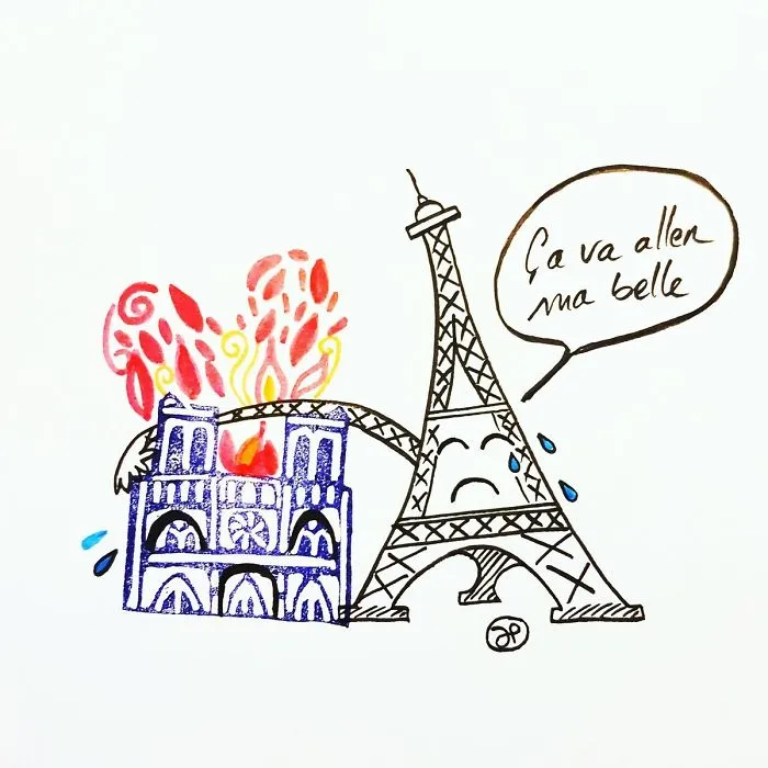 30 Artists’ Tributes To The Iconic Notre-Dame Cathedral