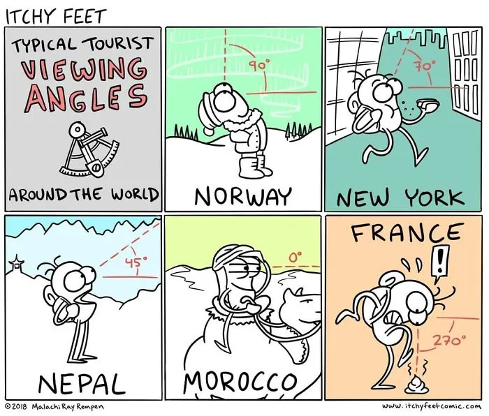 Artist Hilariously Illustrates The Differences Between Different Countries And Languages In 30 Comics