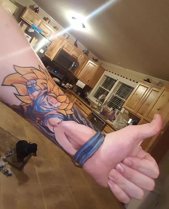 A Goku le encanta el efecto 3D
