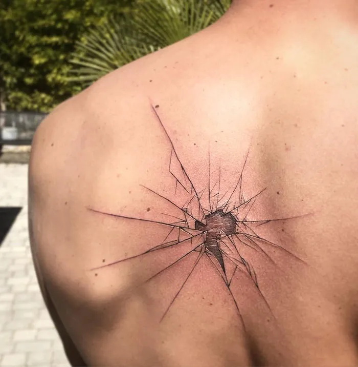 Amazing Glass Tattoo