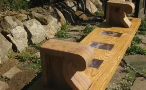 I Built A Meditation Bench In The Garden