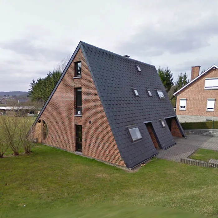 Este hombre belga documenta las casas feas que ve, y son tan horrendas que hacen reír (30 imágenes)